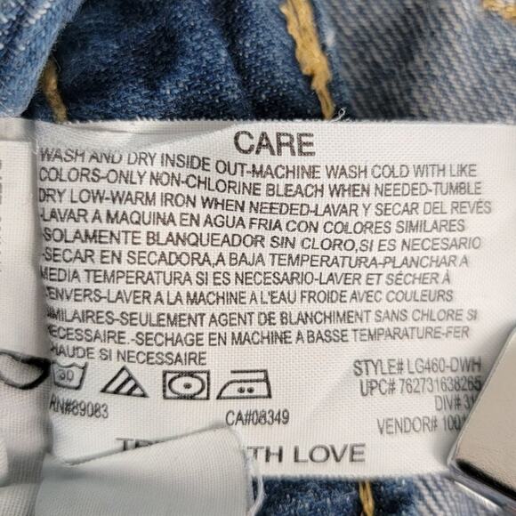 L.E.I. Rolled Cuff Denim Short Overalls - Picture 14 of 14